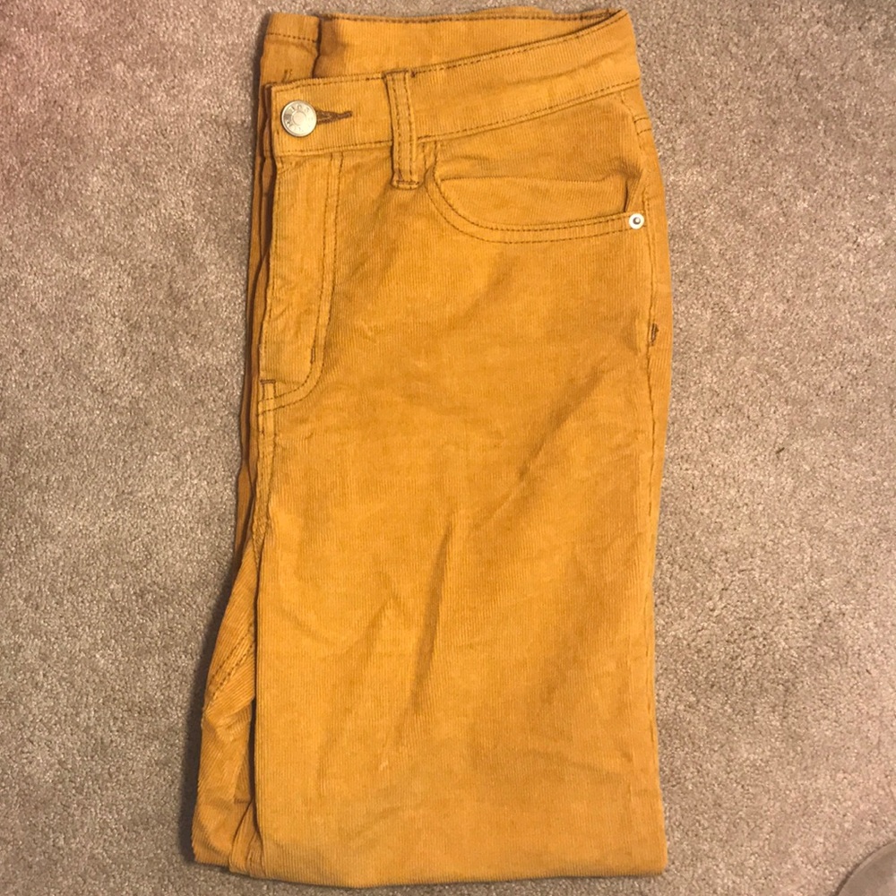 Corduroy Yellow Urban Outfitter Jeans